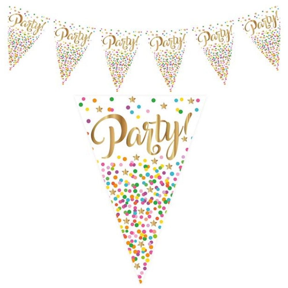 Banderín Golden Party