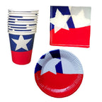 Set Vasos y Platos Chile x 10