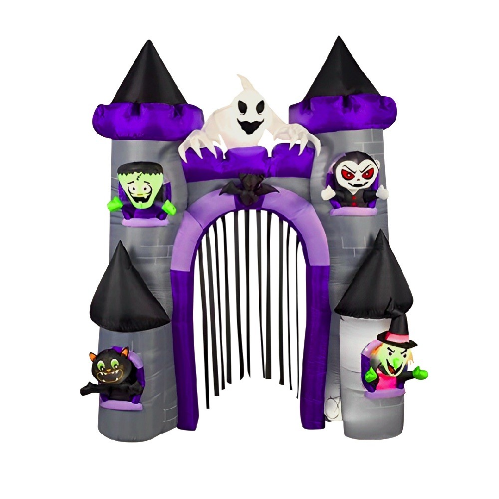 Castillo Halloween Inflable Led 270 cm