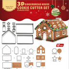 Molde Galletas Casita de Navidad