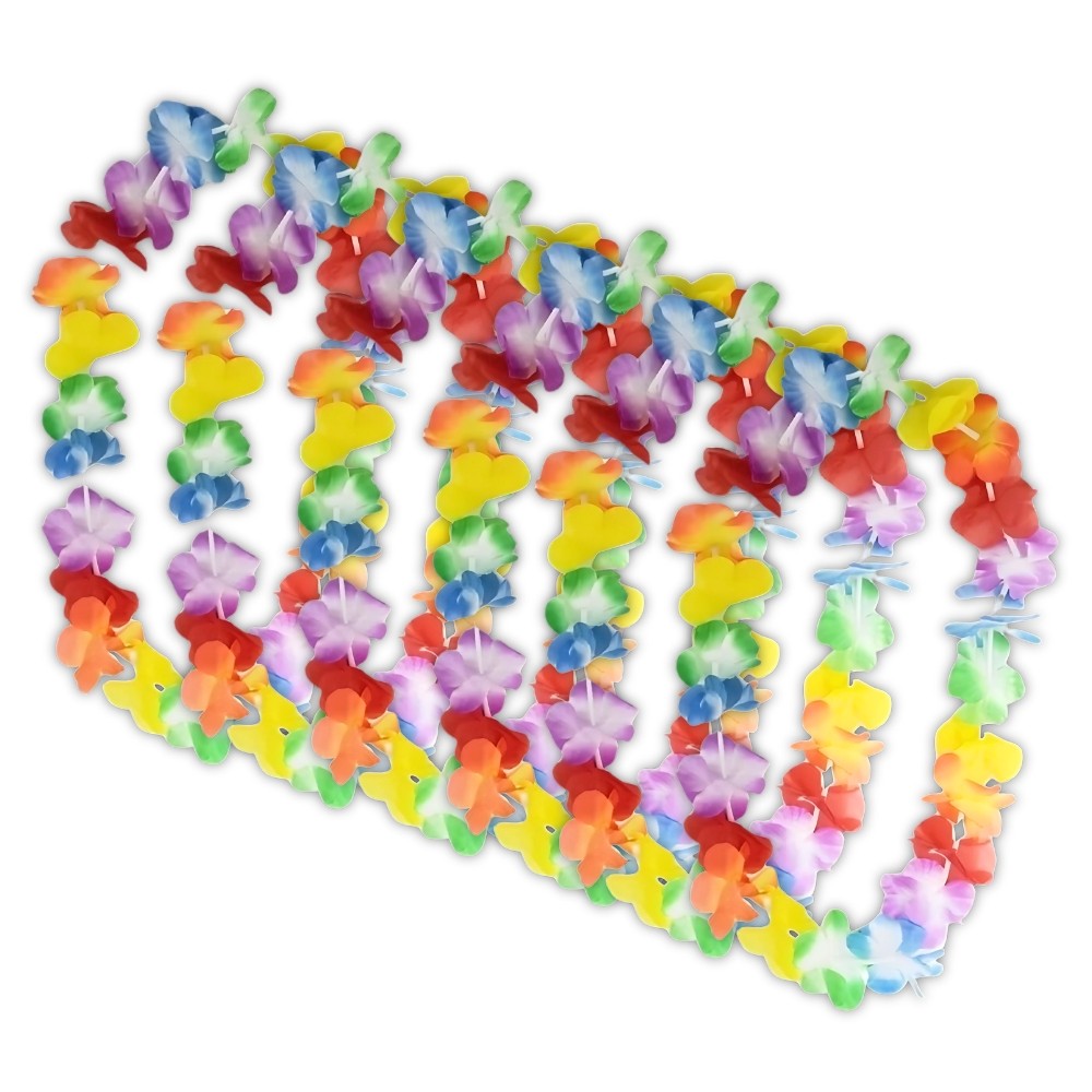 Collar Hawaiano Flor x 12