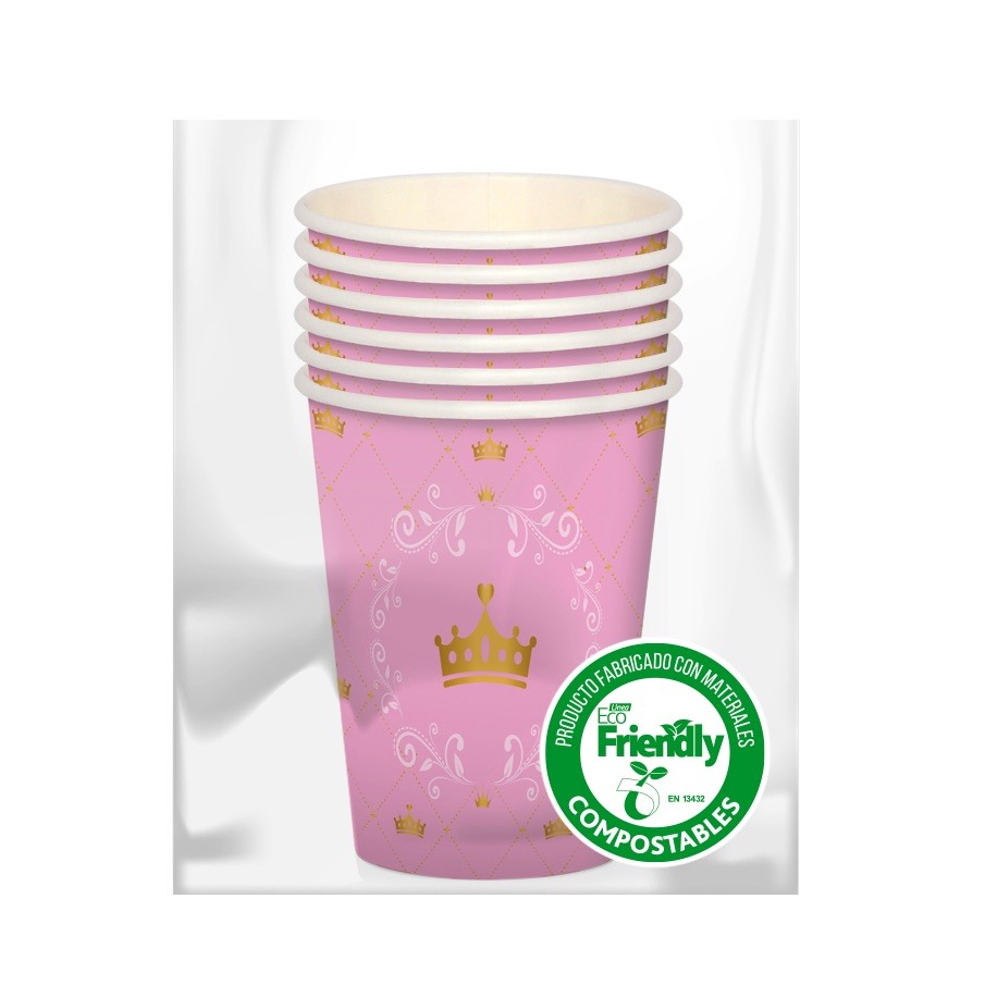 Vasos Princesas x 6