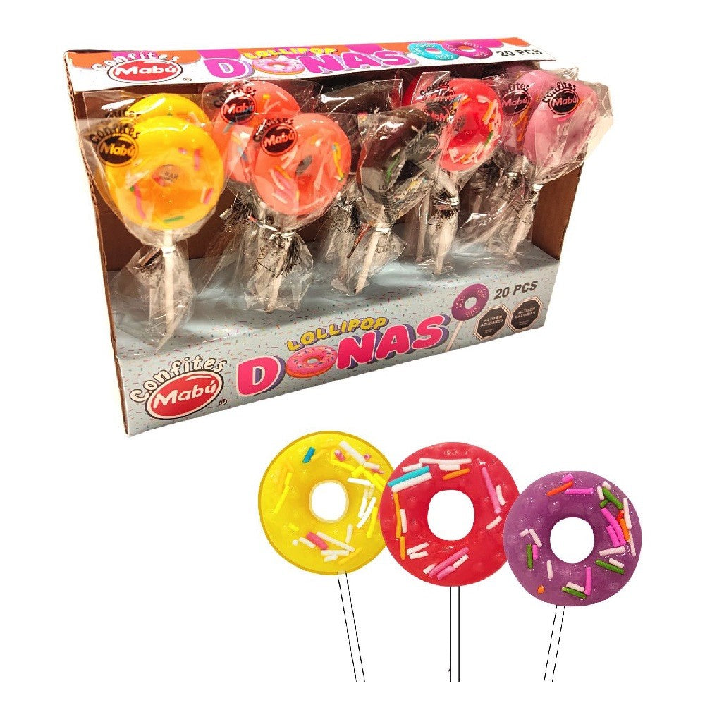Lollipop Mini Donas x 20