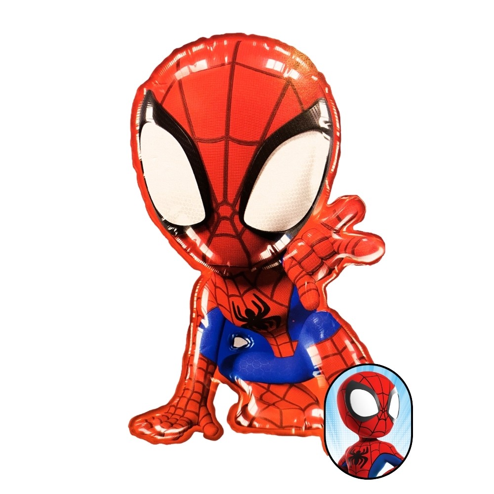 Globo Metálico Figura Spidey