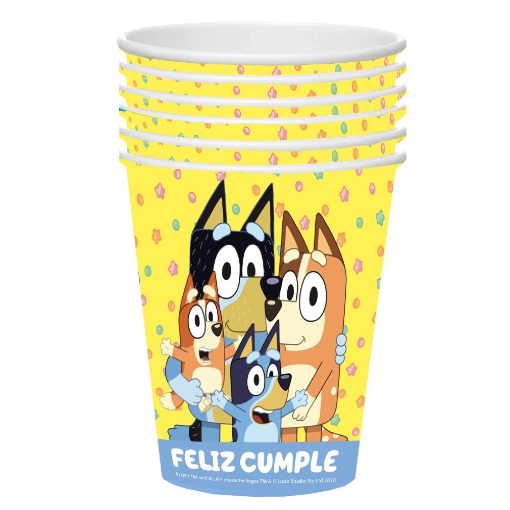 Vasos Bluey x 6