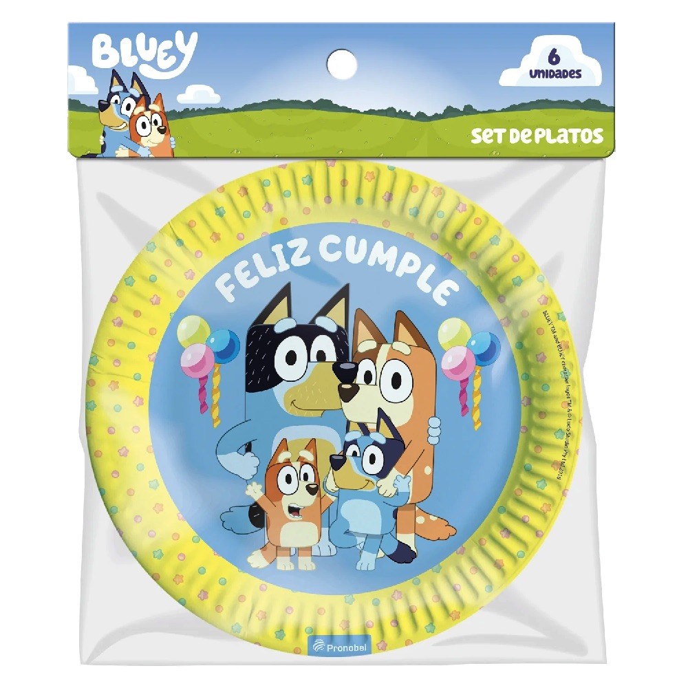 Platos Bluey x 6