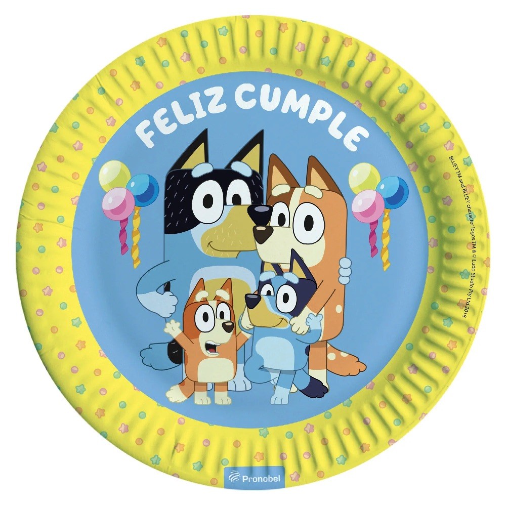 Platos Bluey x 6