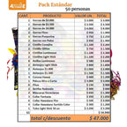 Pack Cotillón Estándar para 50 Personas