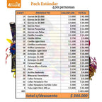 Pack Cotillón Estándar para 400 Personas