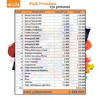 Pack Cotillón Premium para 150 Personas