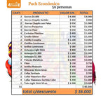 Pack Cotillón Económico para 50 Personas