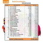 Pack Cotillón Económico para 150 Personas
