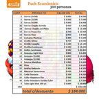 Pack Cotillón Económico para 300 Personas
