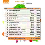 Pack Cotillón Flúor para 200 Personas