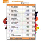 Pack Cotillón Premium para 50 Personas