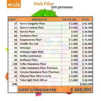 Pack Cotillón Flúor 500 Personas