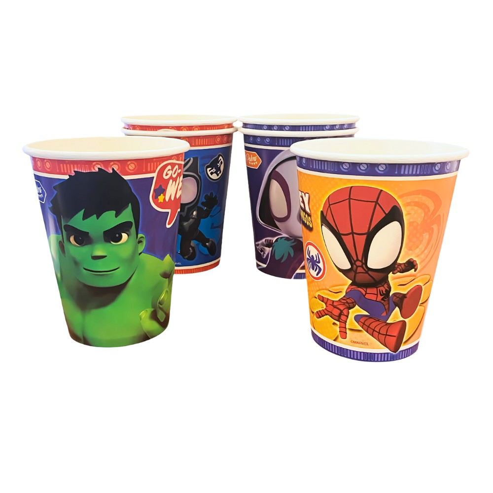 Vasos Spidey x 6