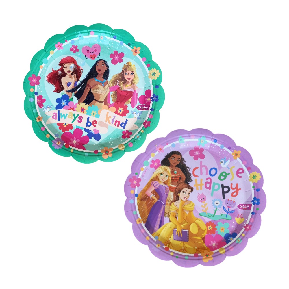 Platos Princesas Disney x 6