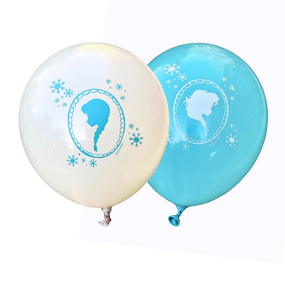 Globos Cumpleaños Frozen x 9