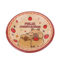 Platos Cumpleaños Capibara x 6