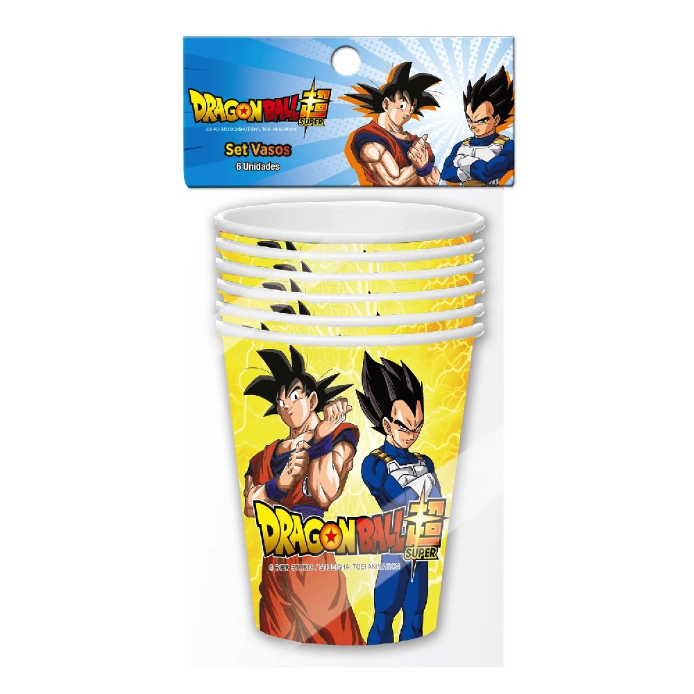 Vasos Dragon Ball x 6