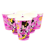 Vasos Minnie Mouse x 6