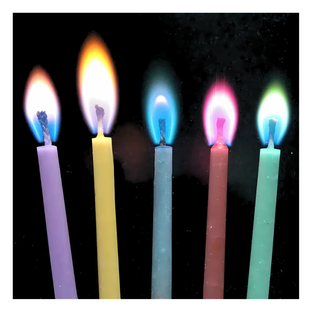 Vela Llama de Colores x 5