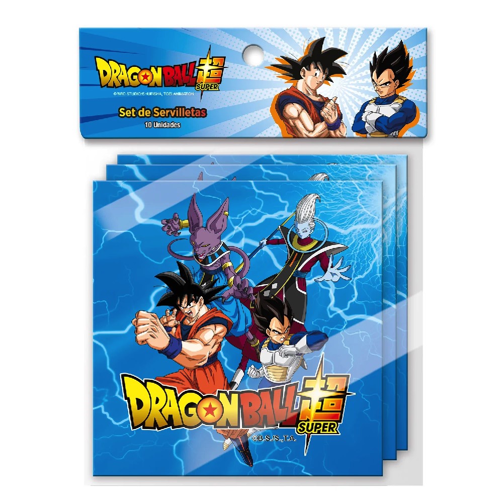 Servilletas Dragon Ball x 10