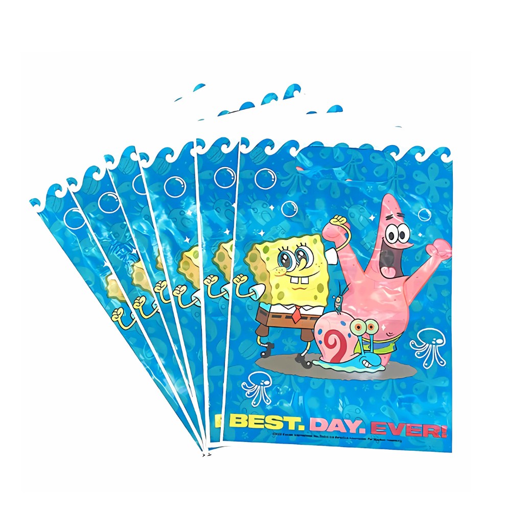 Bolsitas Bob Esponja x 6