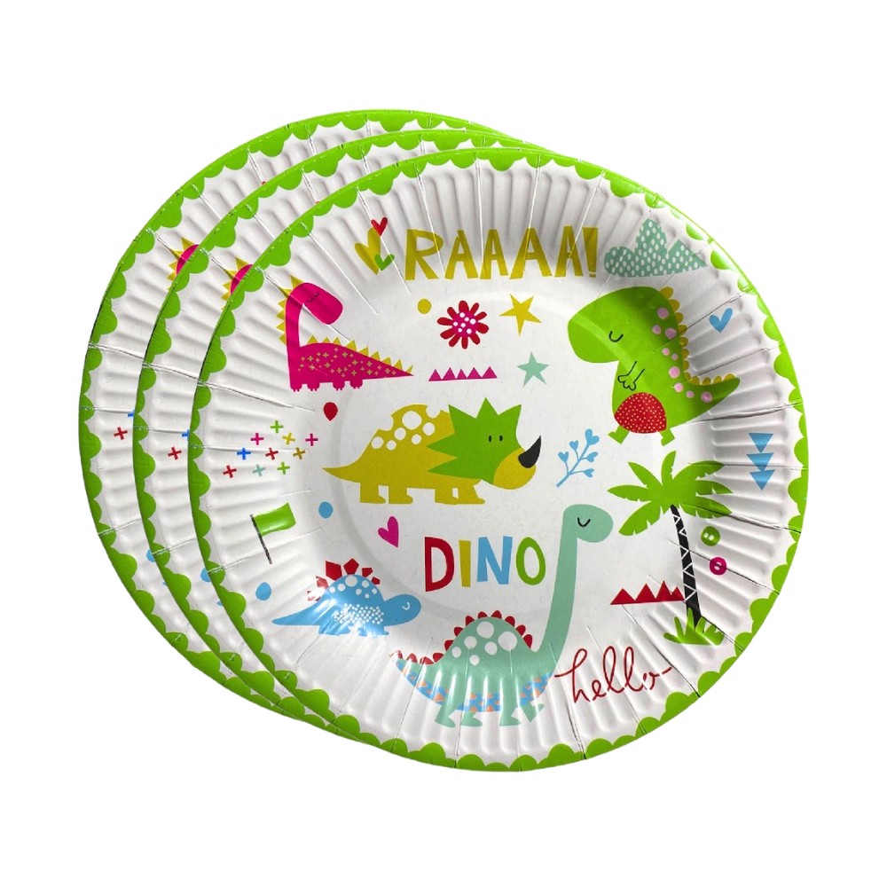 Platos Dinosaurio Peque x 6