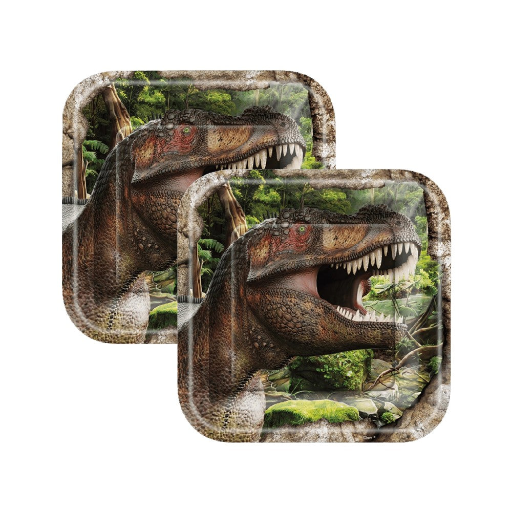 Platos Dinosaurio Jurásico x 6