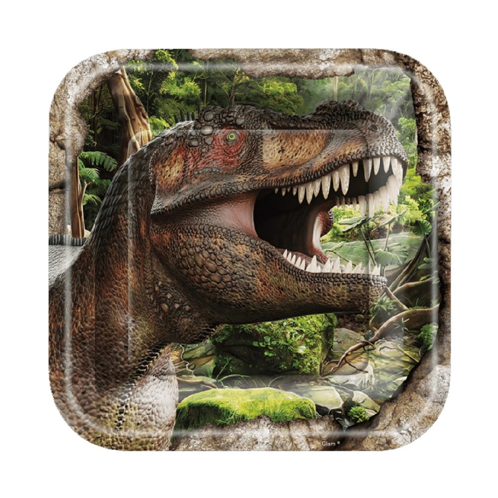 Platos Dinosaurio Jurásico x 6