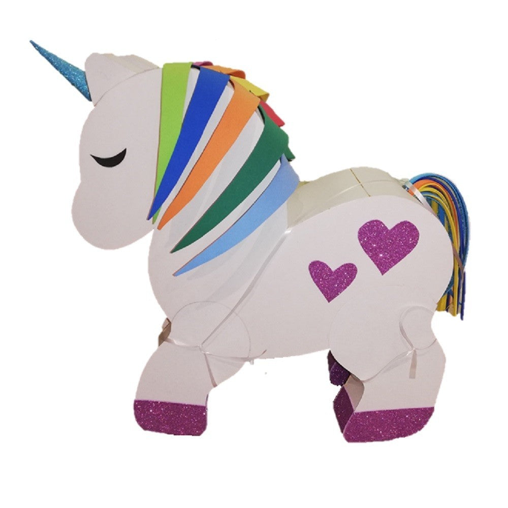 Piñata 3D Cumpleaños Unicornio