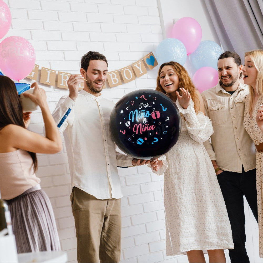 Globo Gigante Revelación De Género con Confetti