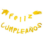 Guirnalda Glitter Feliz Cumpleaños Unicornio