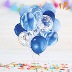 Globo Combi Agata Azules x 12