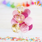 Globo Combi Agata Rosados x 12
