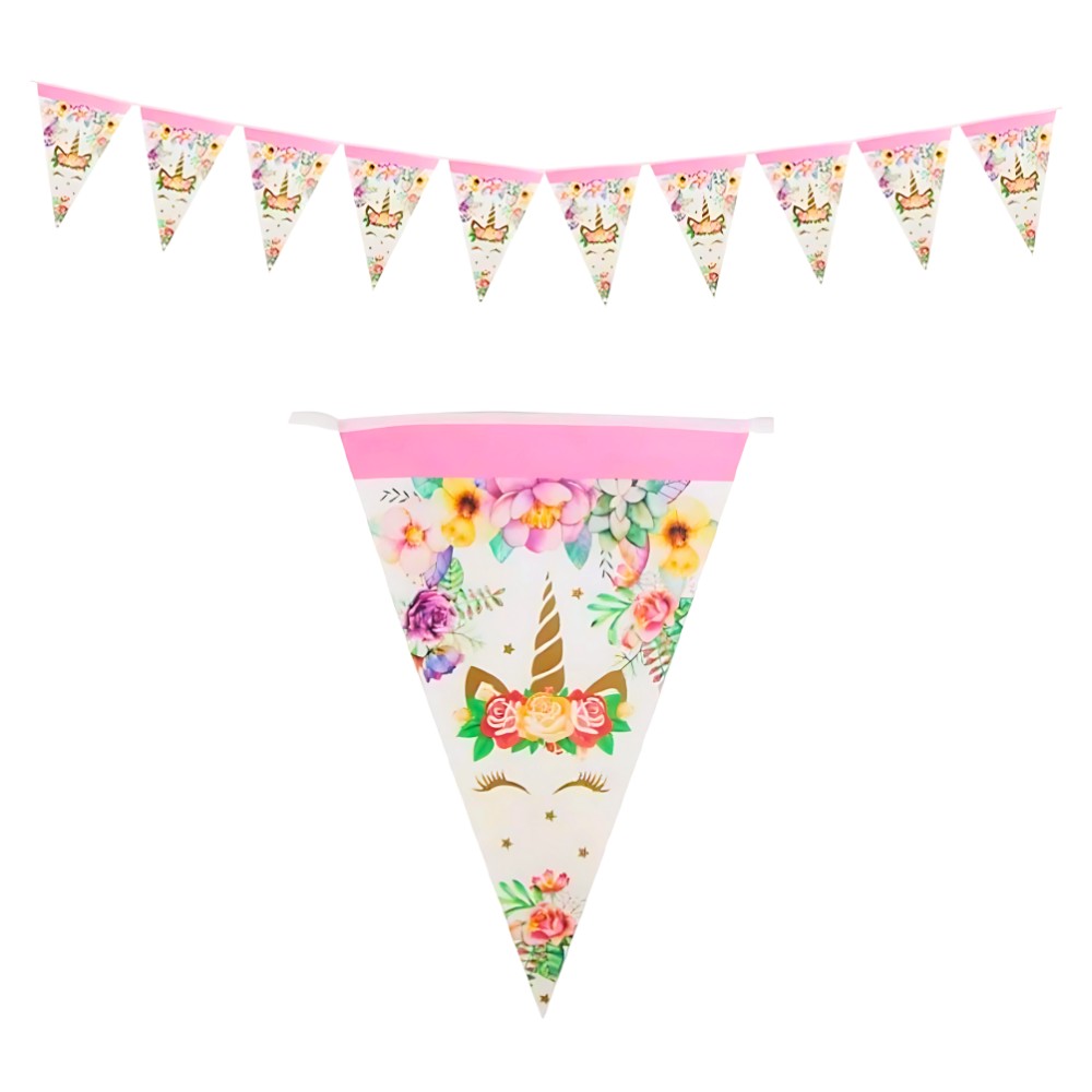 Banderín Unicornio Kawaii