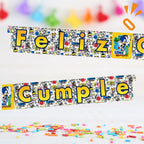 Guirnalda Feliz Cumple Sonic