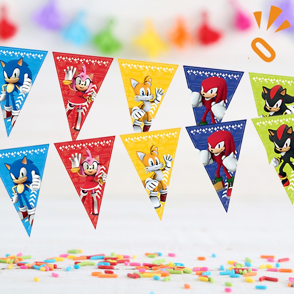Guirnalda Banderines Sonic