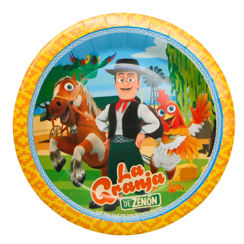 Plato La Granja de Zenón x 6