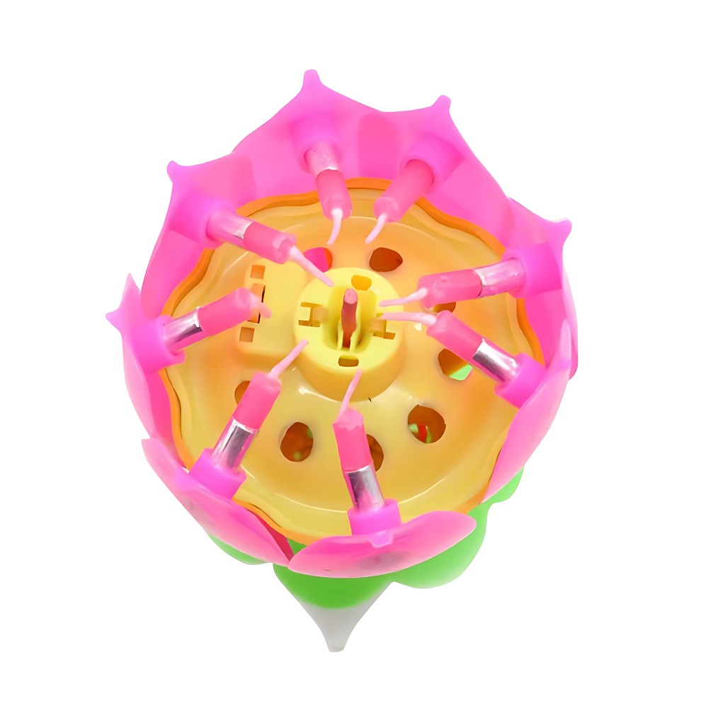 Vela Musical Flor de Loto