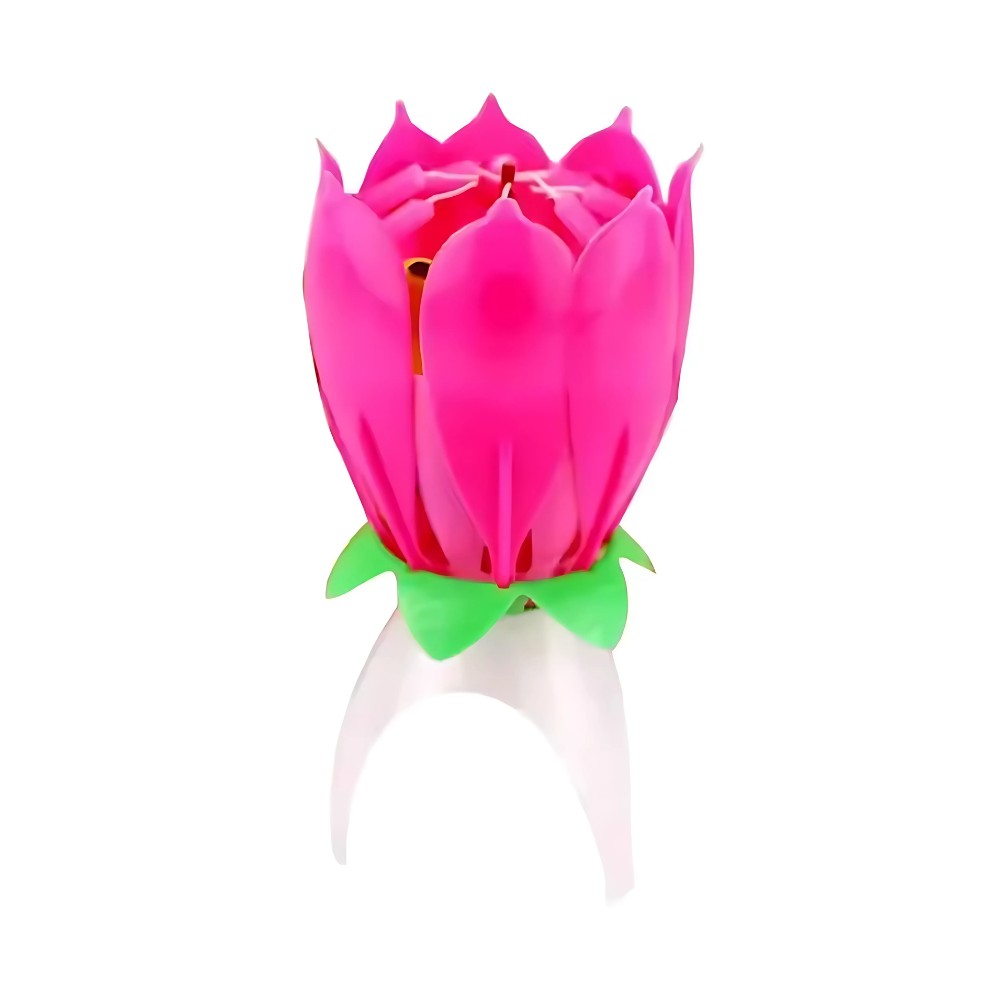 Vela Musical Flor de Loto