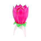 Vela Musical Flor de Loto