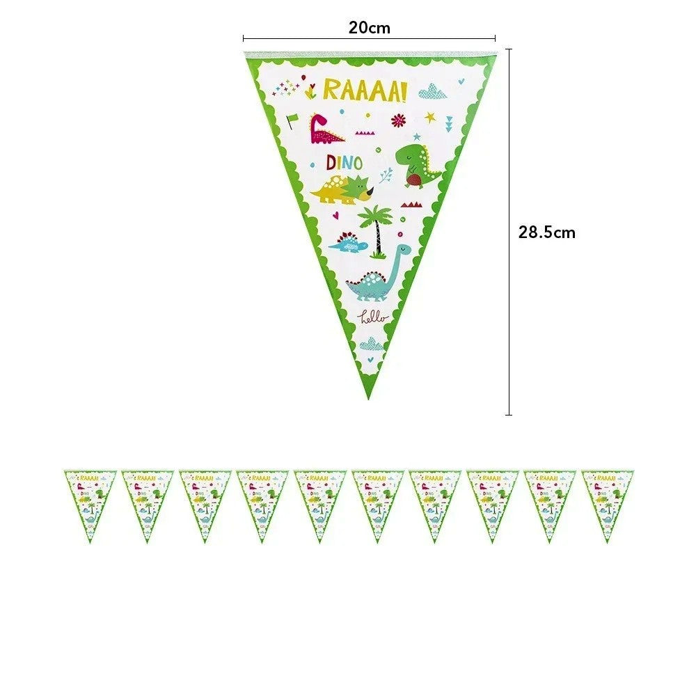 Pack Decoración Cumpleaños Dinosaurio Peque para 30 Personas
