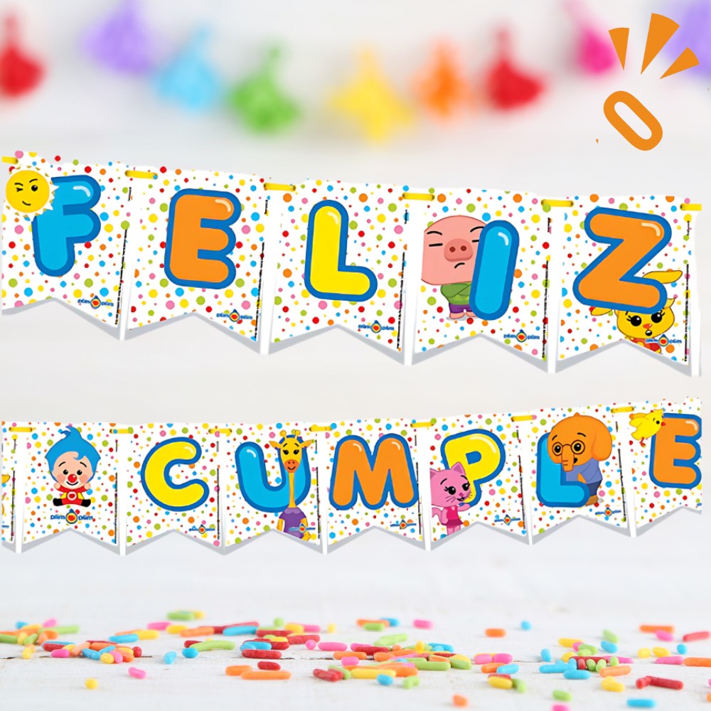 Guirnalda Cumpleaños Plim Plim