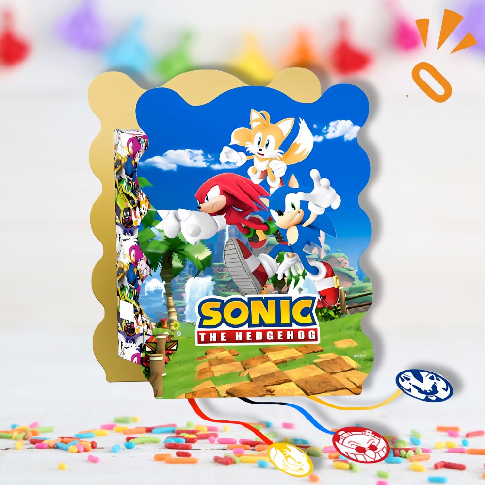 Piñata Cumpleaños Sonic