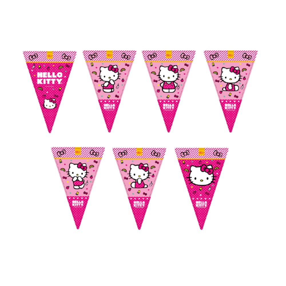 Guirnalda Banderines Hello Kitty