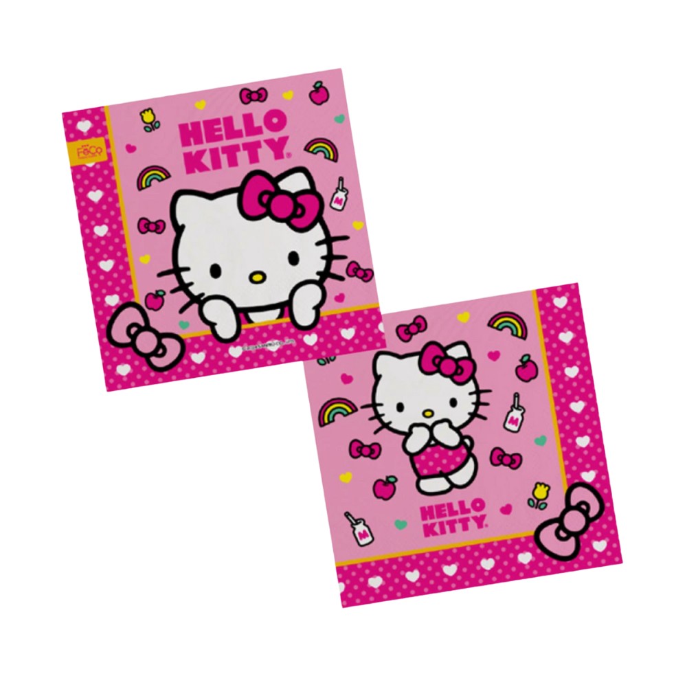 Servilletas Hello Kitty x 12