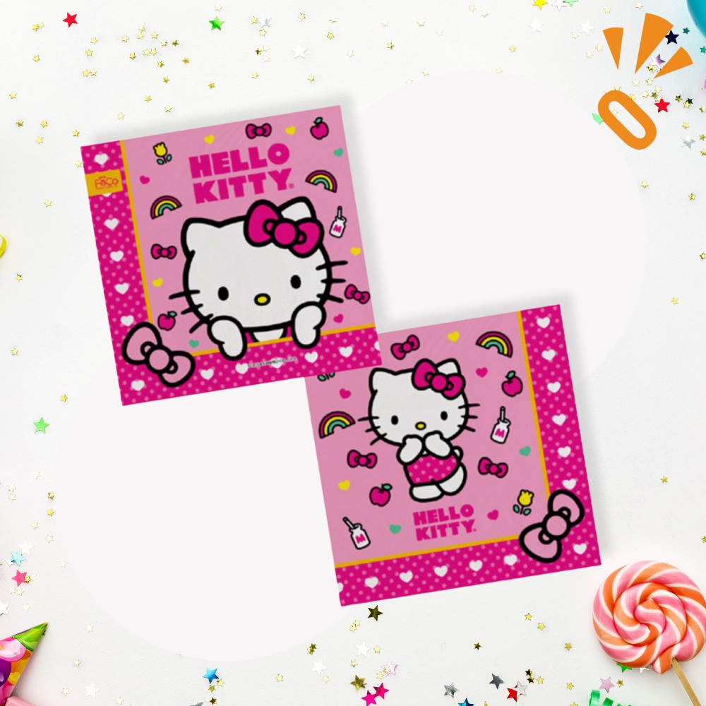 Servilletas Hello Kitty x 12